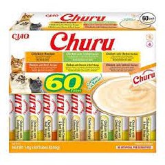 CHURU CAT VARIEDADES DE POLLO CAJA 60 X 14 GR EU162 Proyma Ganadera S L